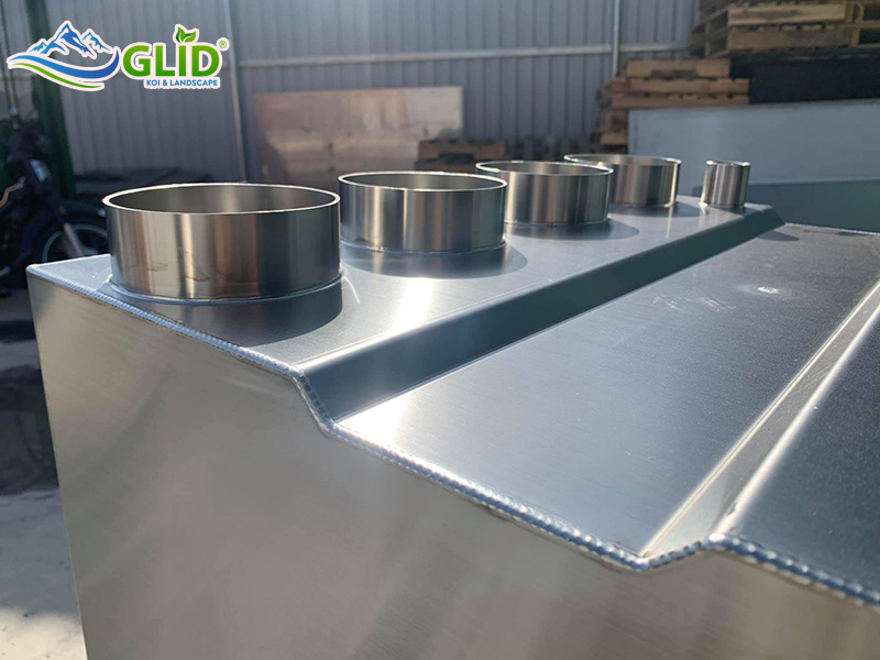 Vỏ Drum lọc được gia công tinh sảo và thẩm mỹ